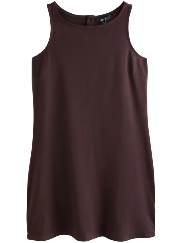 Next Dames - Jersey hemdjurk - Bruin Chocolate Brown