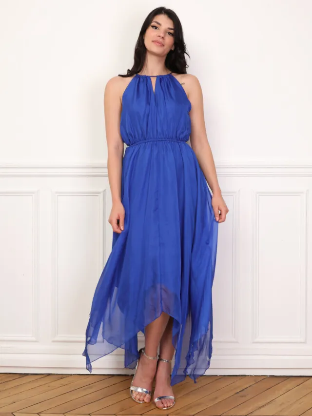La Modeuse Jurk La Modeuse 71310_P167587 Blauw