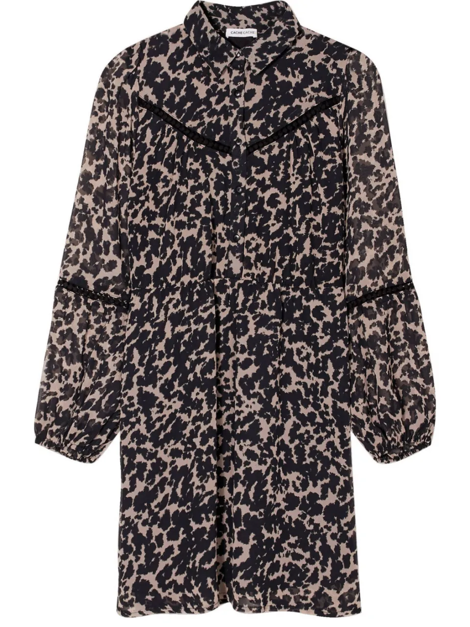 Cache Cache jurk zwart/beige, foto 2