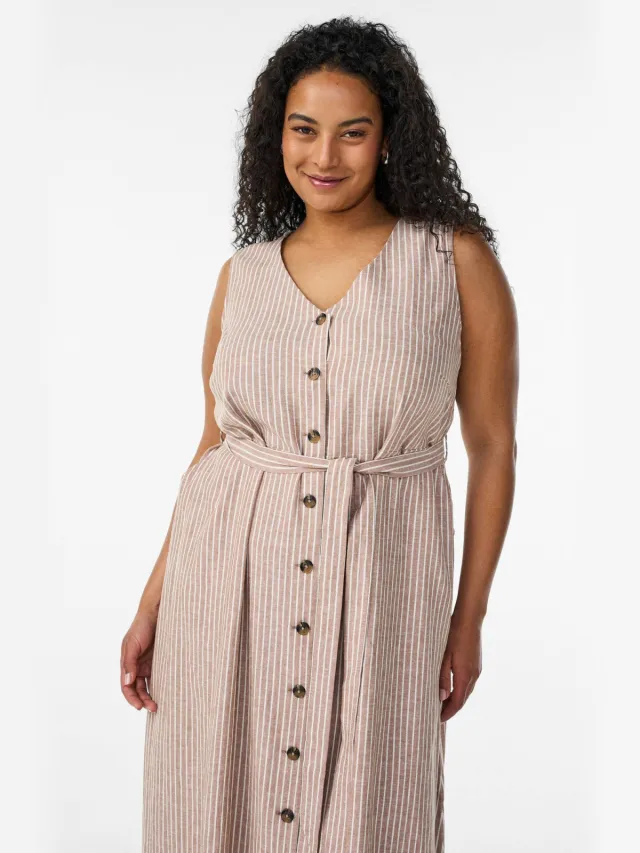 Zizzi blousejurk Plus Size - oudroze, foto 3