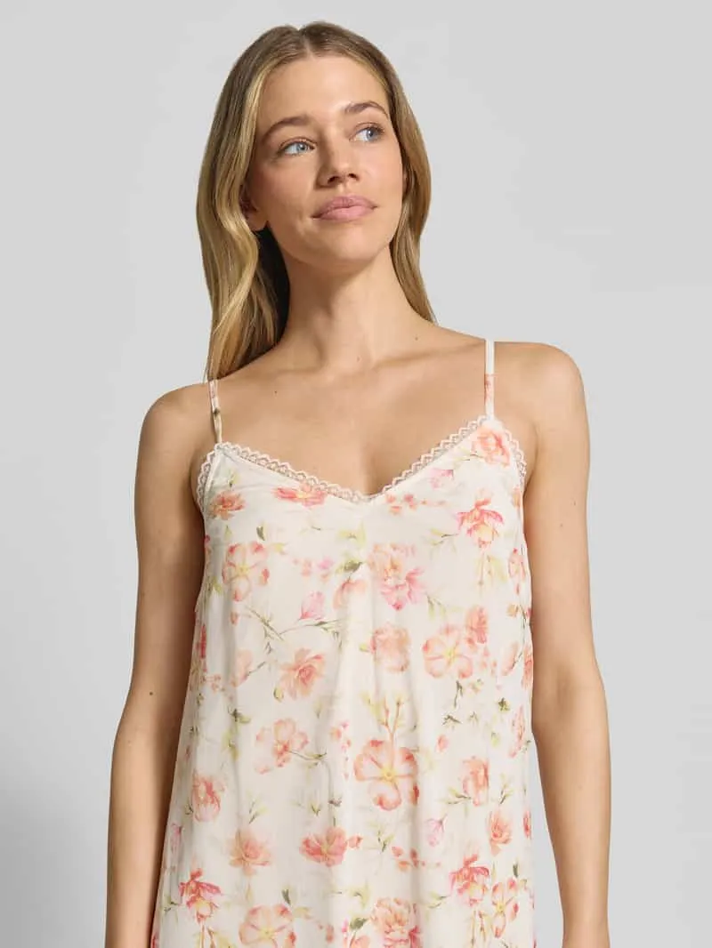 Vila midi-jurk in all-over look model 'EMMA' roze, foto 4