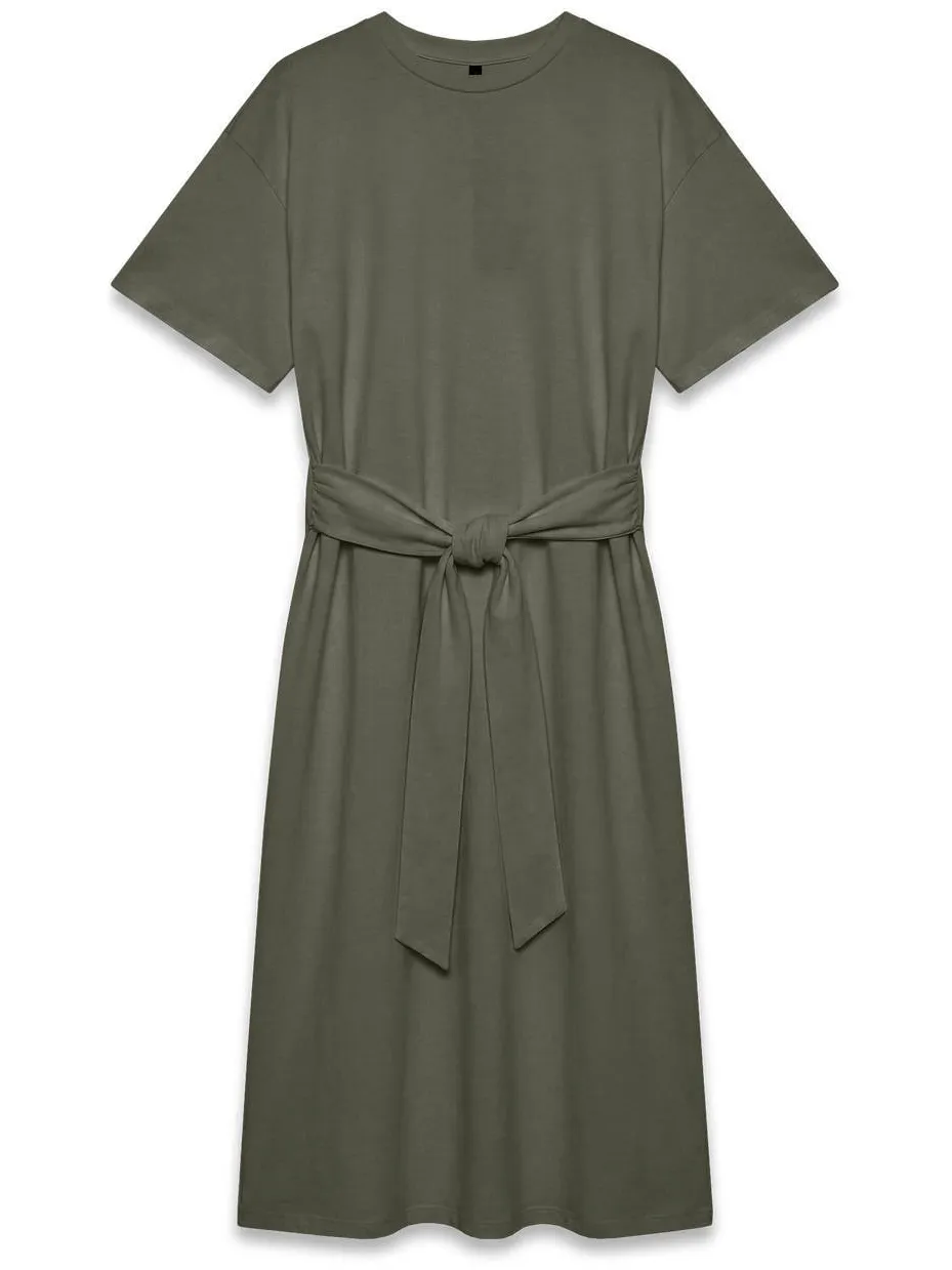 Vero Moda midi T-shirtjurk - lichtgeel, foto 2