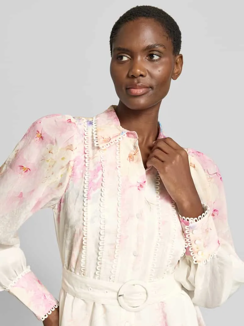 Yas Florence blousejurk multicolor rosé, foto 5