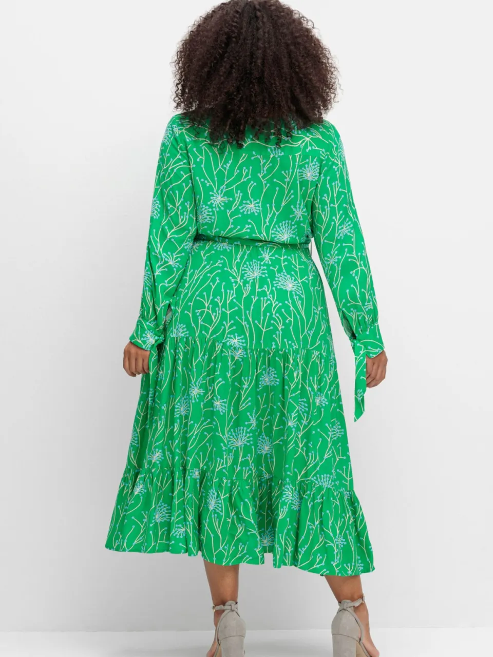 Maxi-jurk groen, foto 3