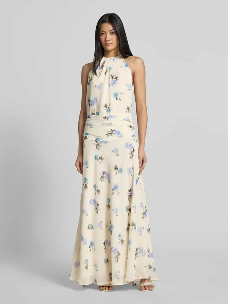 NEO NOIR Maxi-jurk met halter model 'Gabina' Wit