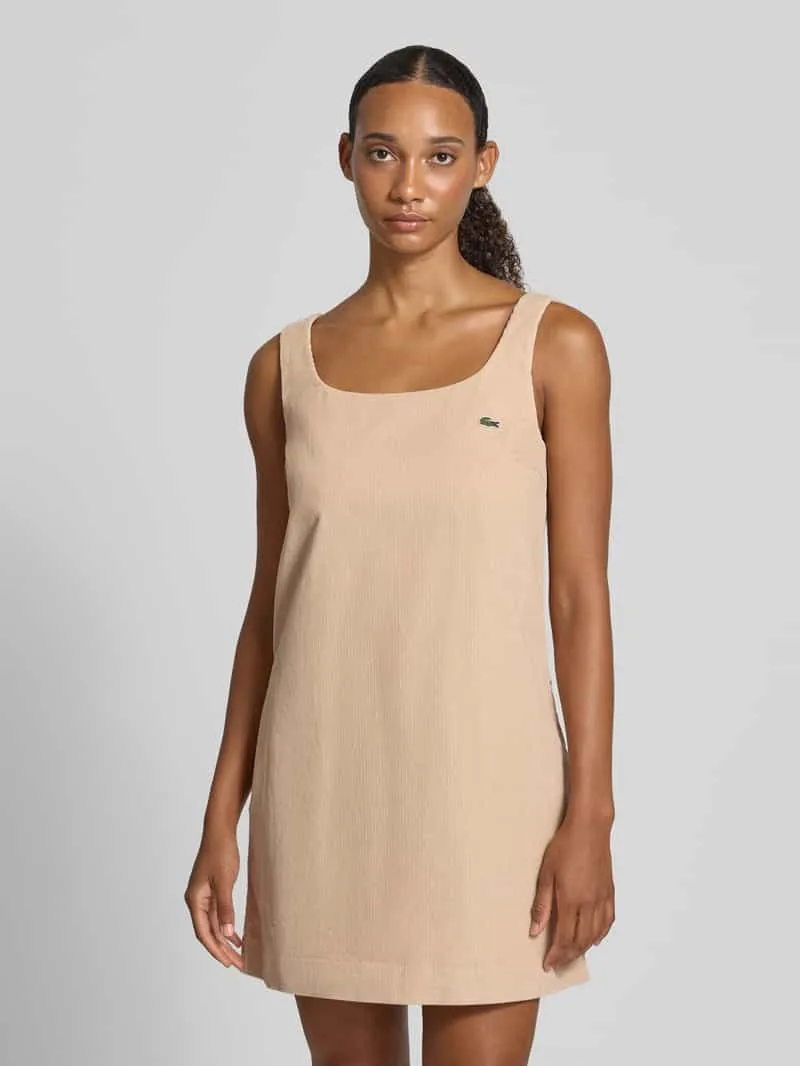 Lacoste Slim fit vrijetijdsjurk van puur katoen beige, foto 4