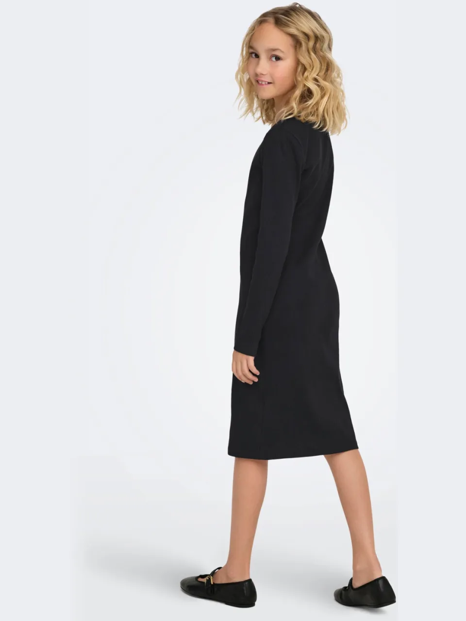 Only midi jurk zwart, foto 6