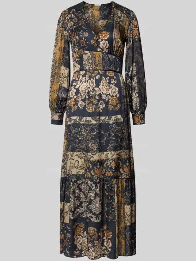 Liu Jo Maxi-jurk van pure viscose donkerblauw, foto 2