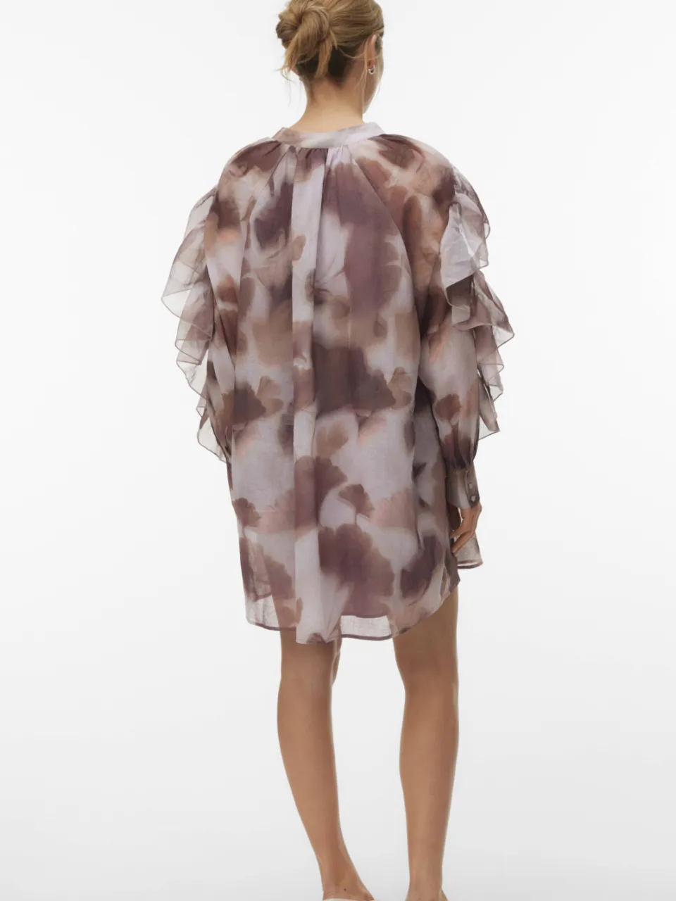 Vero Moda x Noor de Groot A-lijn jurk roze, foto 3