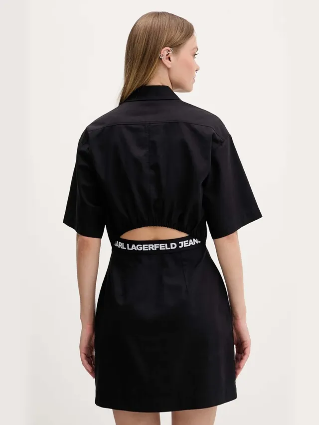 Karl Lagerfeld Korte Jurk Karl Lagerfeld B2w13035 Zwart