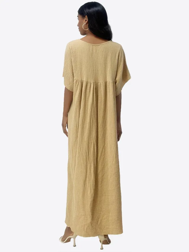 Elara Maxi-jurk Camel