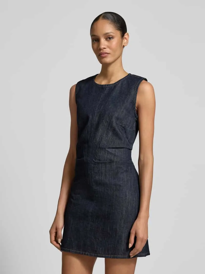Jake*s Casual Minijurk in denimlook, foto 4