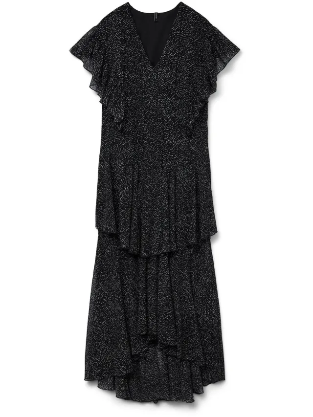 Vero Moda Jurk VMYLLDES Lange jurk Black