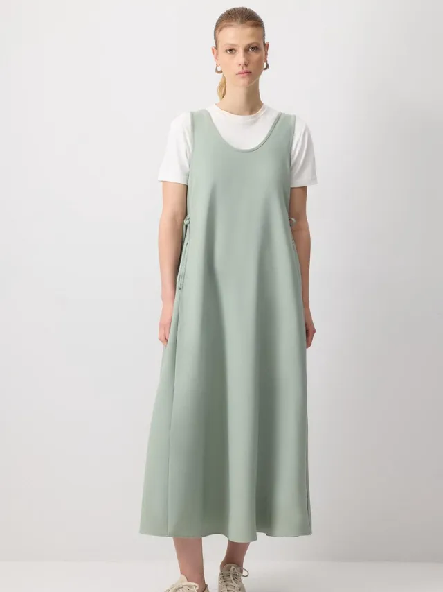 TOUCHÉ PRIVÉ Oversize crêpe overgooier - Mint - Dames