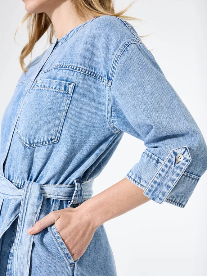 Garcia Denim Jurk - Light Used, foto 3