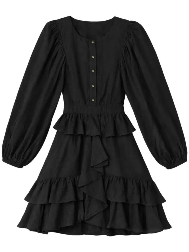 Nikkie cocktailjurk zwart