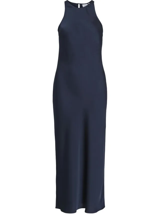 Vila Maxi jurk VIRAVENNA mouwloos navy blazer
