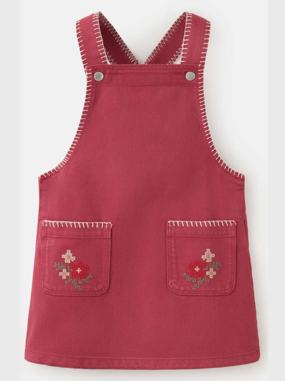 Mango Kids overgooier met borduursels rood, foto 2