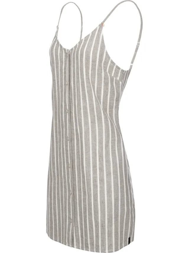 Brunotti Pixey-Stripe - Jurkje Snow - Dames - Zomerjurk - Verstelbare Bandjes - Loose Fit