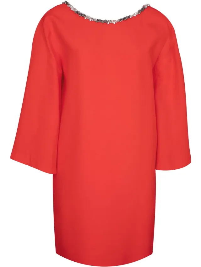Access Spell by Access Fashion - rode jurk met steentjes Rood