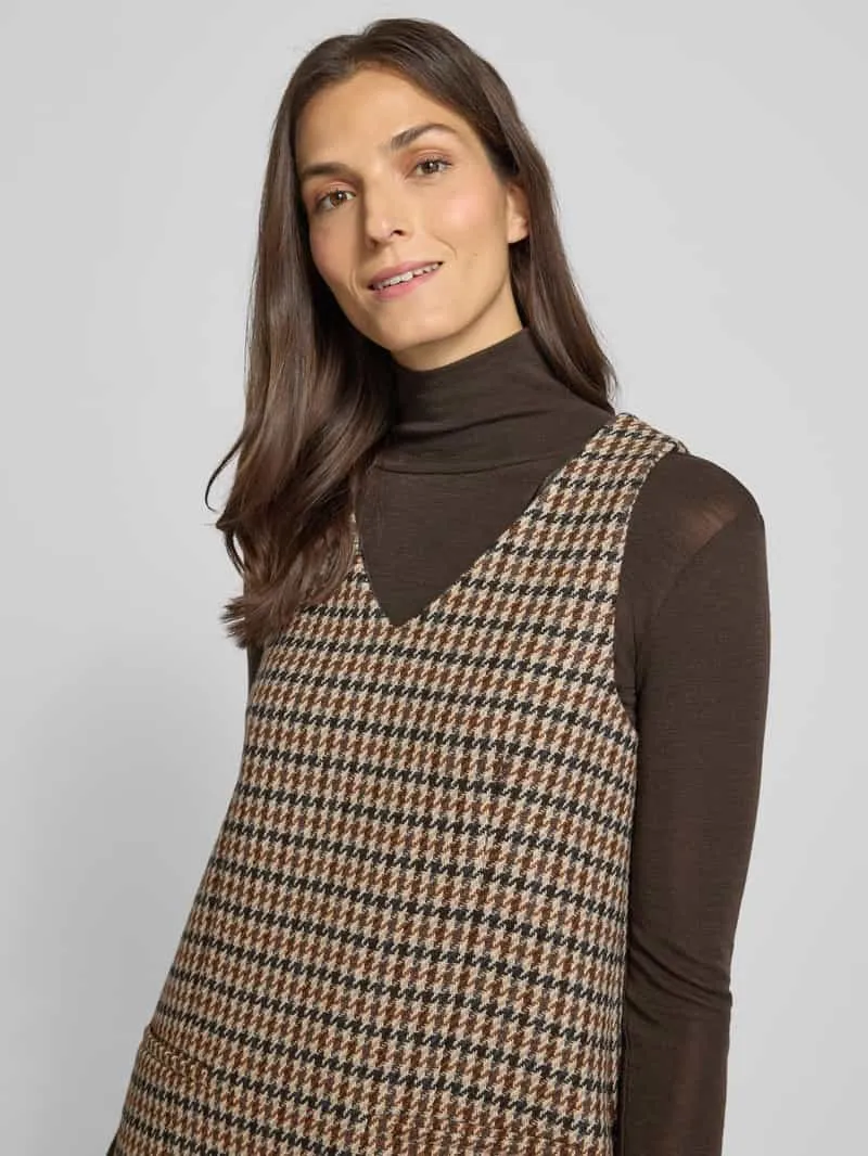 Tommy Hilfiger Nauwsluitende vrijetijdsjurk van zuivere wol camel, foto 5