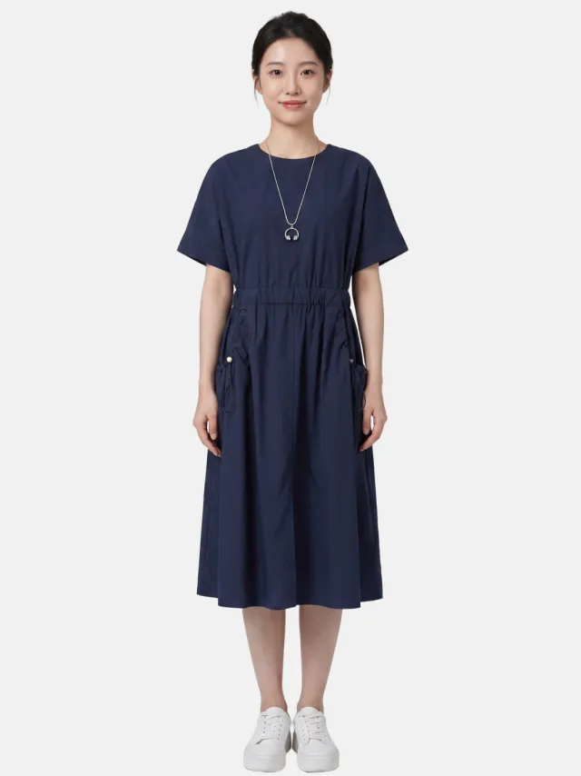 Chiara Ferretti Jurk Women Donkerblauw