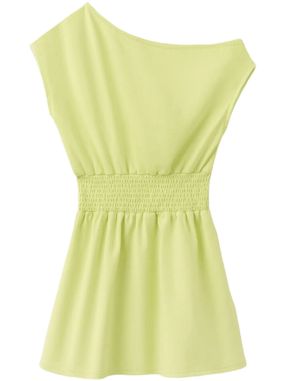 Mango Kids jurk met smockwerk limegroen, foto 3