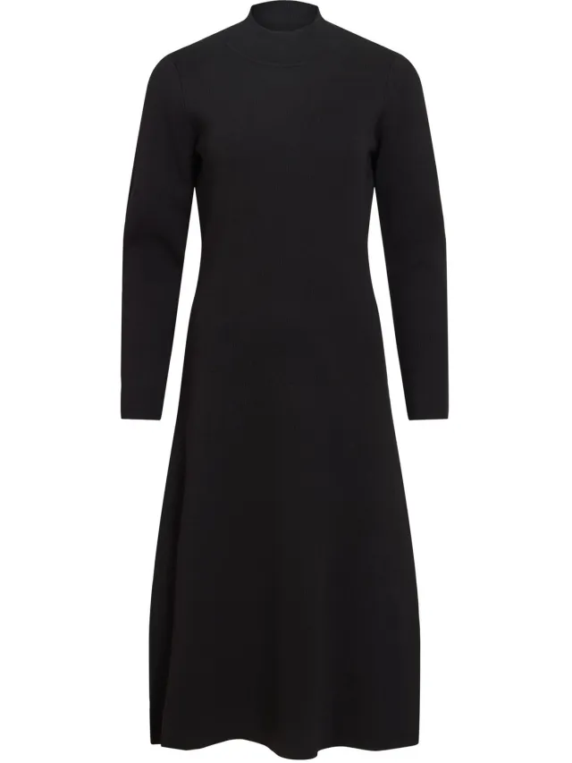 Vila maxi-jurk VISWAY gebreid Black Beauty1