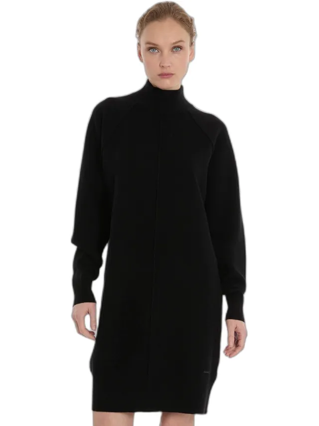 Ragwear Gebreide damesjurk Ragwear Ruletta zwart