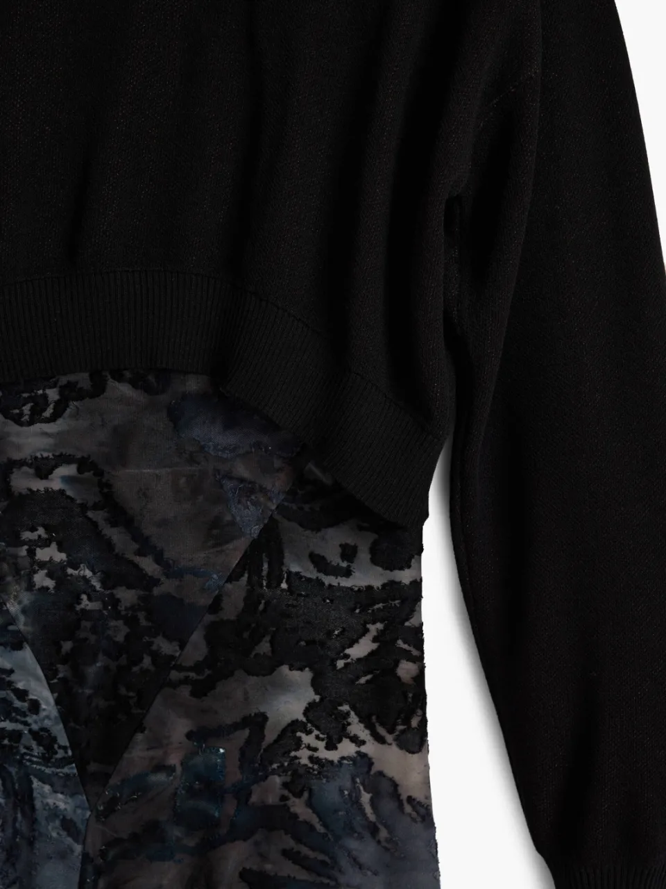 Desigual jacquard midi jurk met print - zwart, foto 3