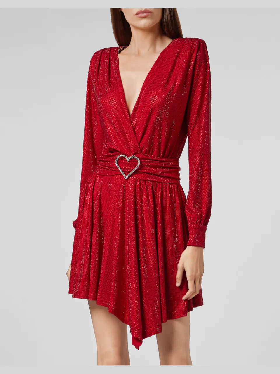 Philipp Plein Korte Jurk Rood