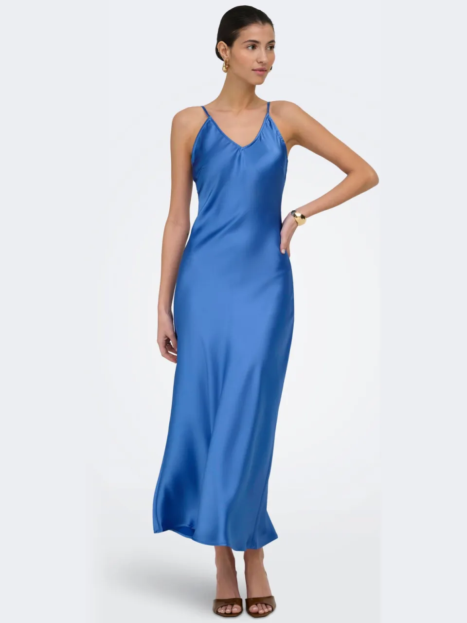 Only midijurk - blauw