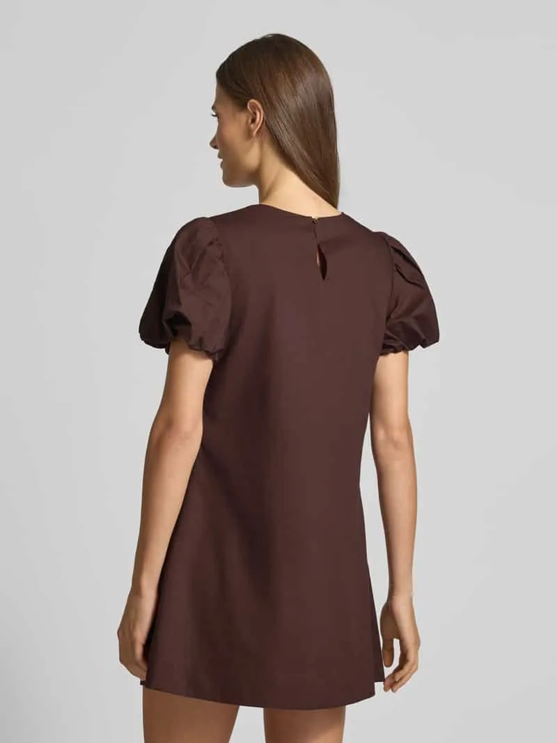 Forever New Cocktailjurk met V-hals chocoladebruin, foto 3