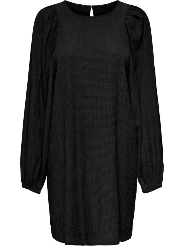 JDY JDYTAMARA L/S DRESS WVN EXP - Dames - Mini jurken Black