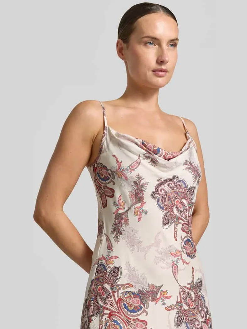 Guess Midi-jurk van lyocellmix met viscose, model 'Lina' ecru, foto 3
