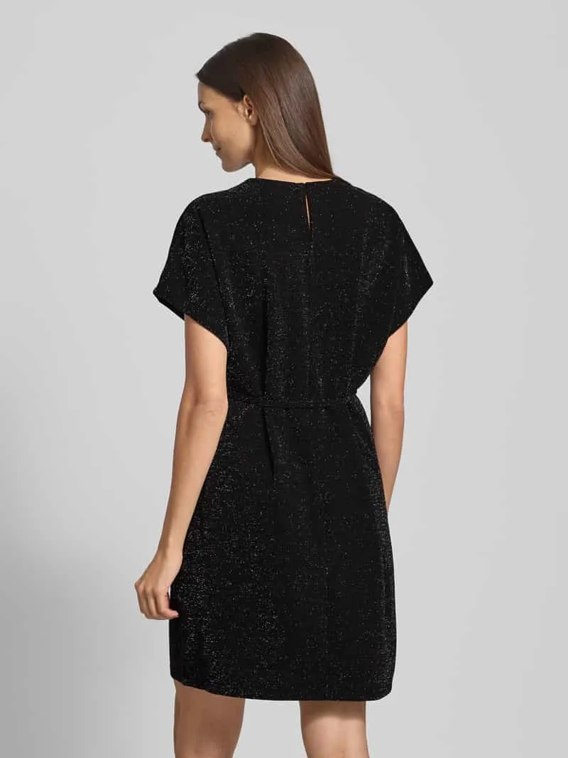 Selected Oversized jurk met strikceintuur, model 'SANDRA', foto 3
