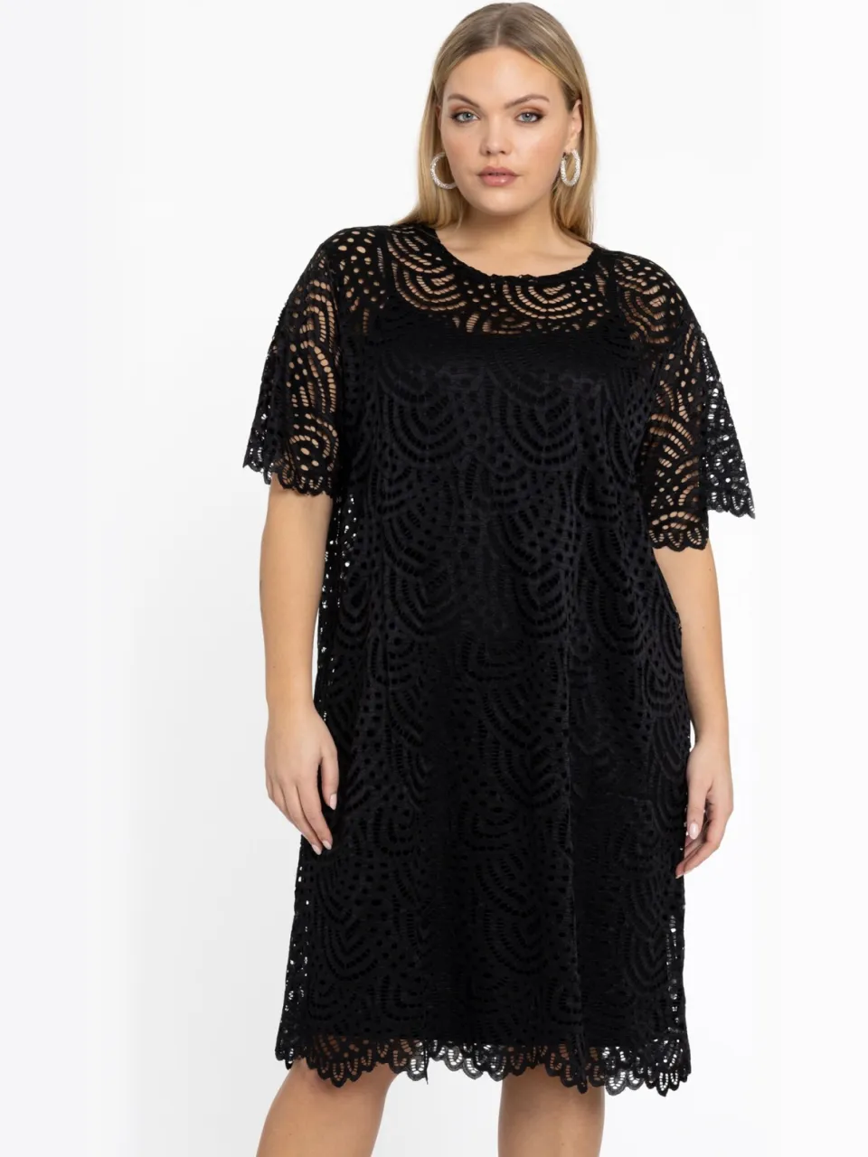 Yoek Jurk Tee | Zwart, foto 2