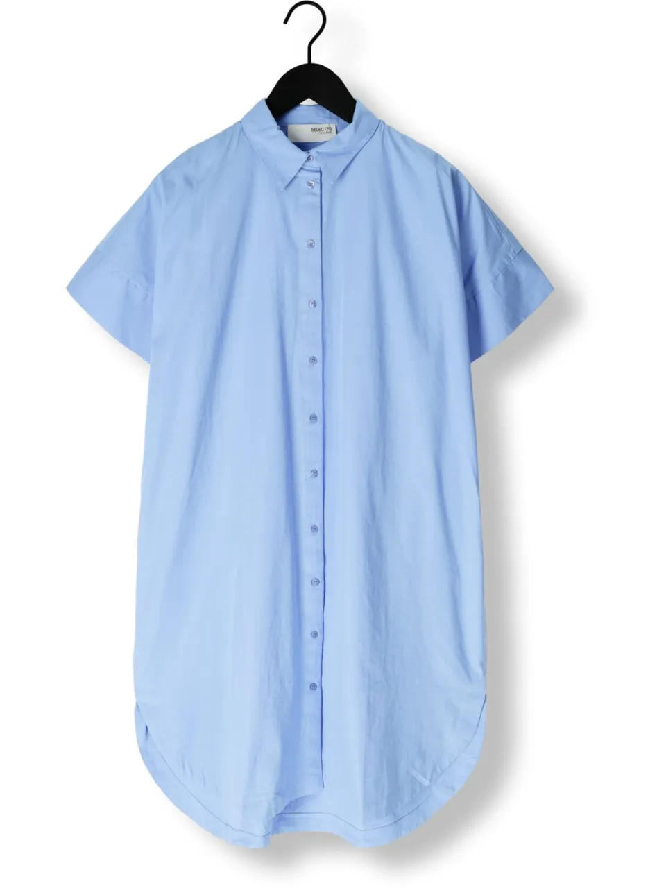 SELECTED WOMEN Dames Jurken Slfblair 2/4 Short Shirt Dress - Lichtblauw, foto 2