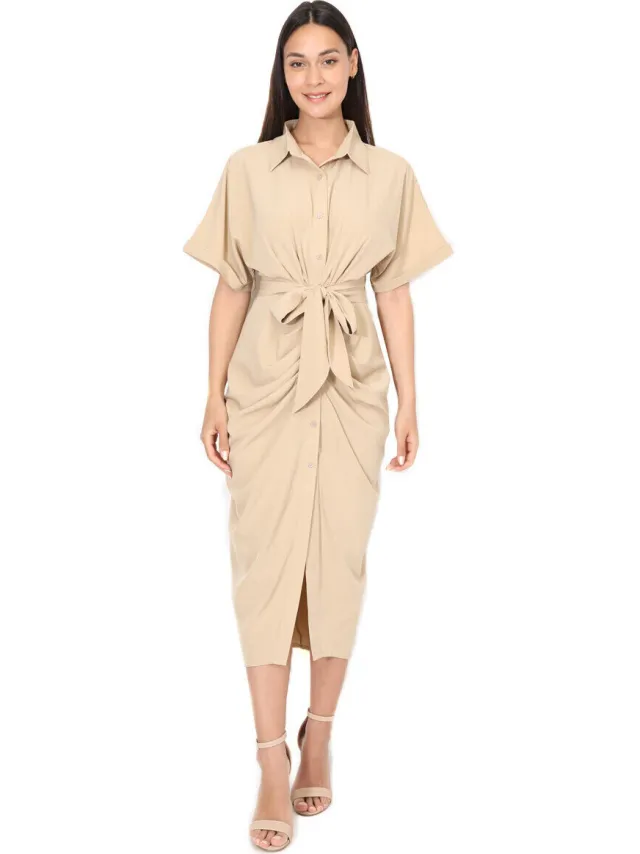 La Modeuse Jurk La Modeuse 71228_P167177 Beige