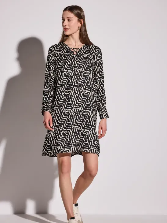 Street One Tuniekjurk met patroon Zwart