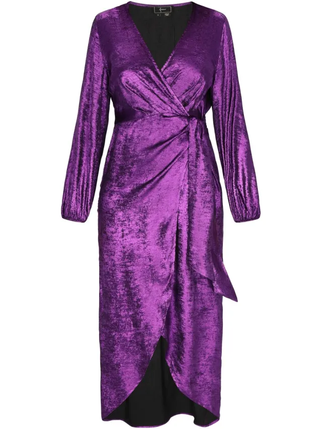 Faina dress violet
