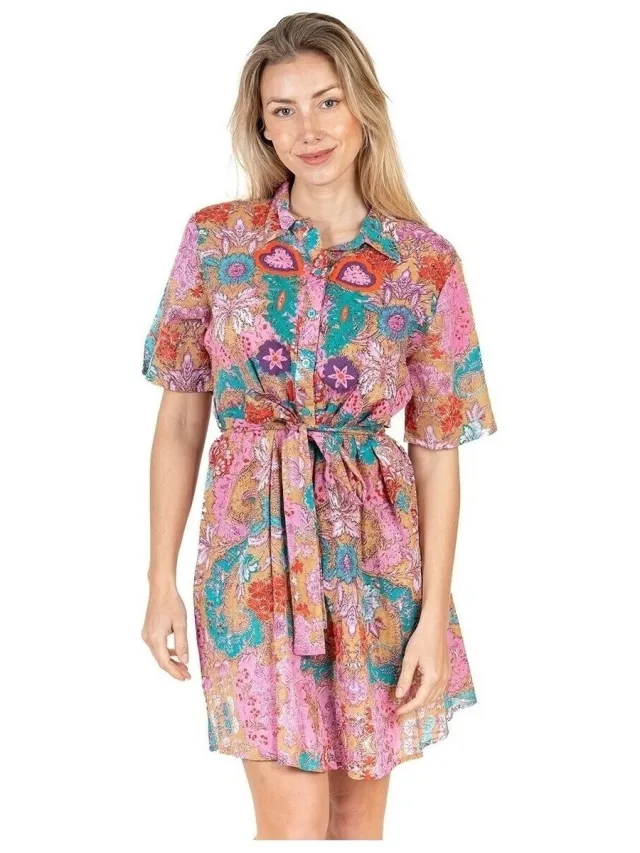 Isla Bonita By Sigris Jurk Isla Bonita By Sigris Jurk Multicolour