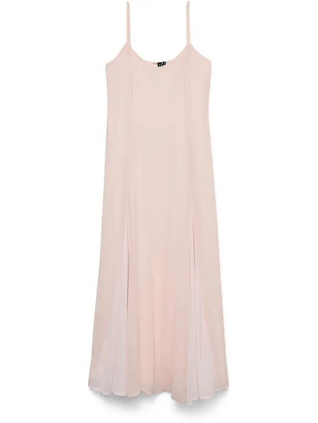 Vero Moda VMRAELYNN SL CUTOUT ANKLE DRESS EXP - Dames - Maxi jurken Cherry Blossom