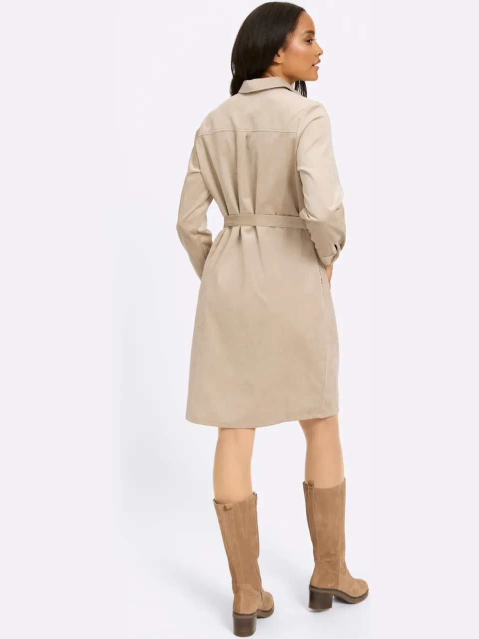 Vrijetijdsjurk beige, foto 3