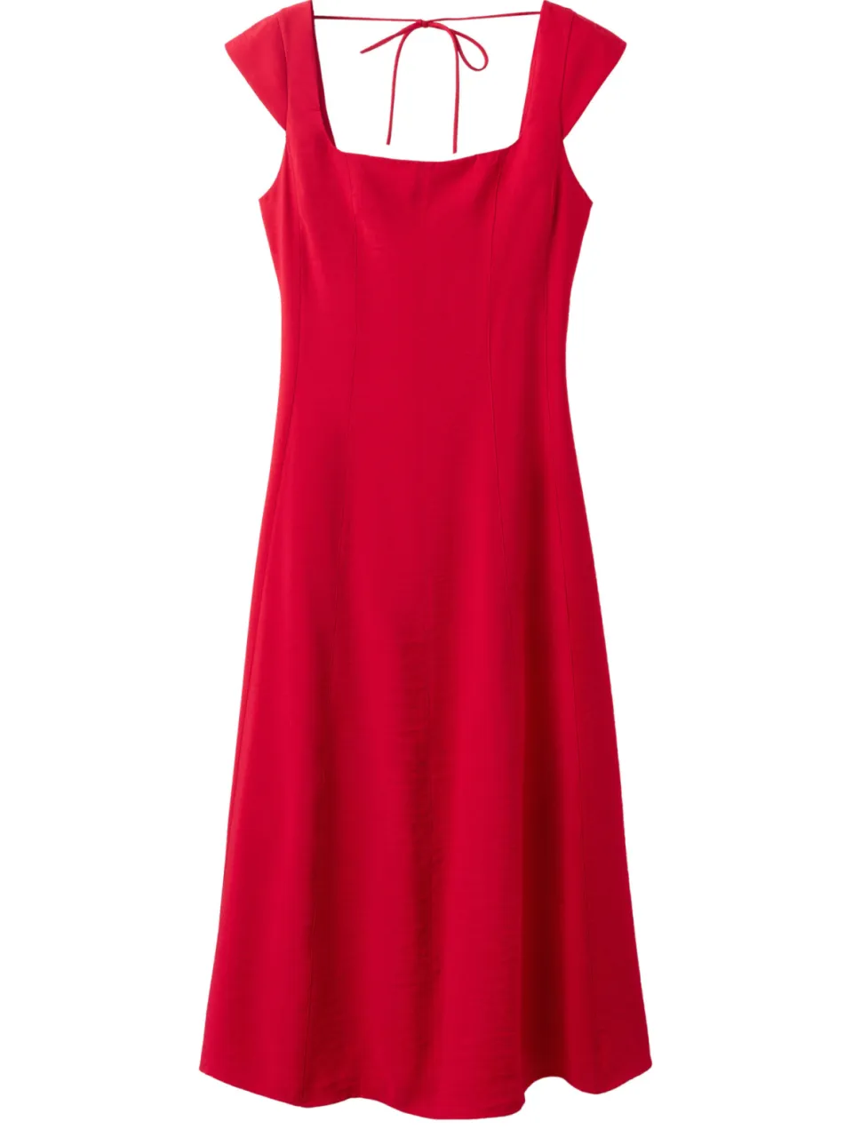 Mango midi zomerjurk - rood, foto 2