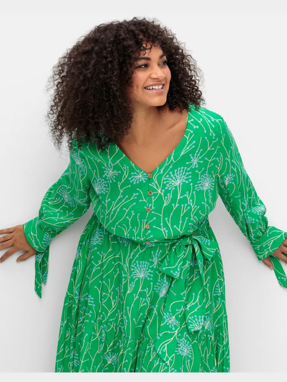 Maxi-jurk groen
