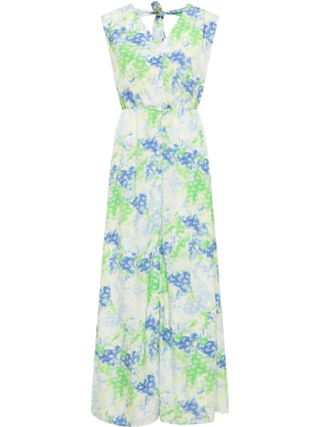 IZIA Maxi Dress met Allover Print gaya veelkleurig
