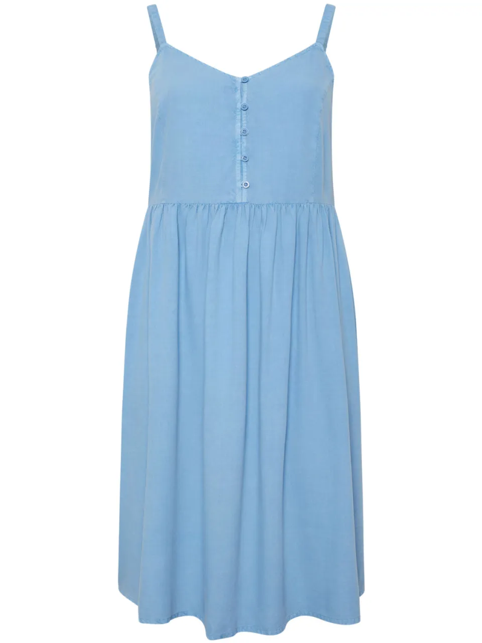 Yours Blauwe Midijurk Met Bandjes-52, foto 4