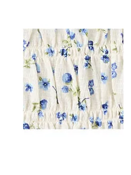 Mango gebloemde zomerjurk - blauw, foto 7