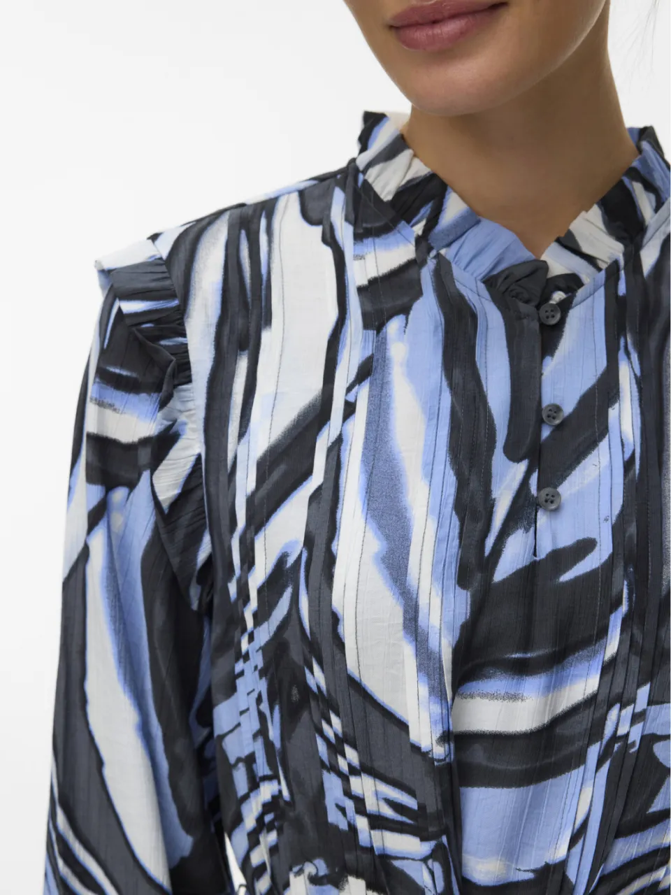 Vero Moda A-lijn jurk blauw, foto 5